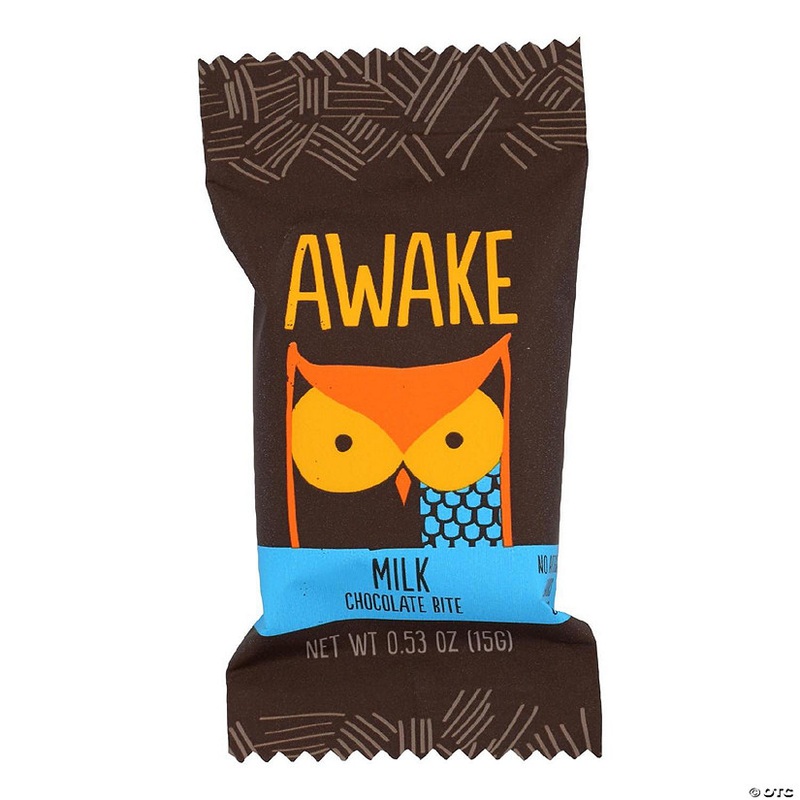 Awake Chocolate – Bites Milk Chocolate – Case of 50-.53 OZ