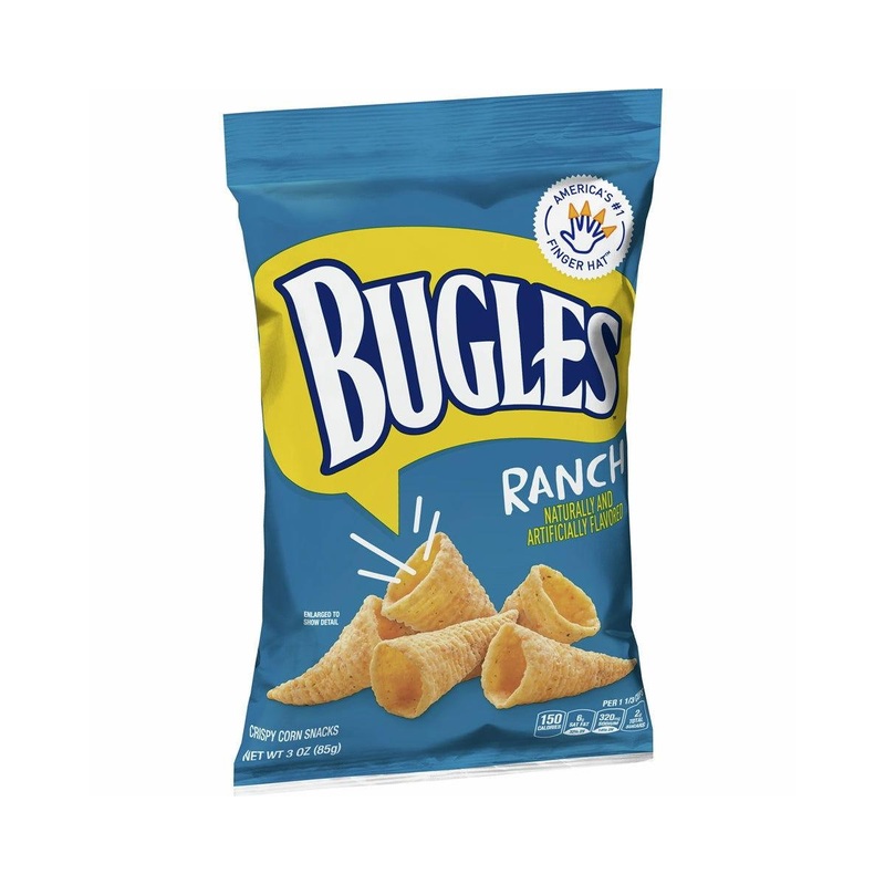 Bugles Ranch Crispy Corn Snacks 3 oz. Bags