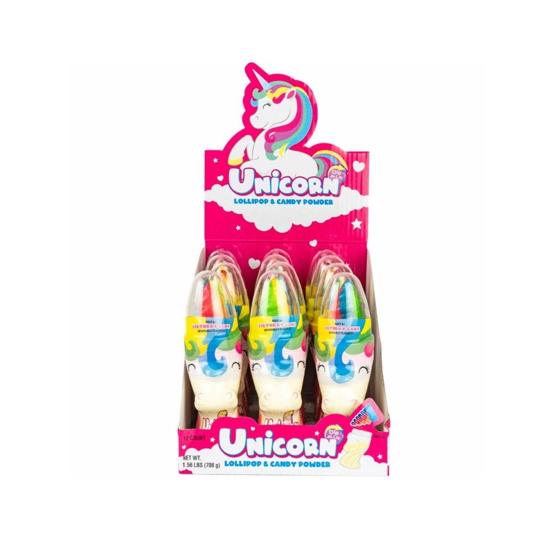 Dip-n-Lik Unicorn Lollipop and Candy Powder