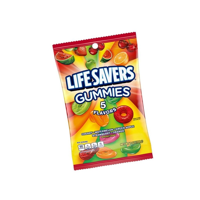 Gummi Life Savers Five Flavors Bags