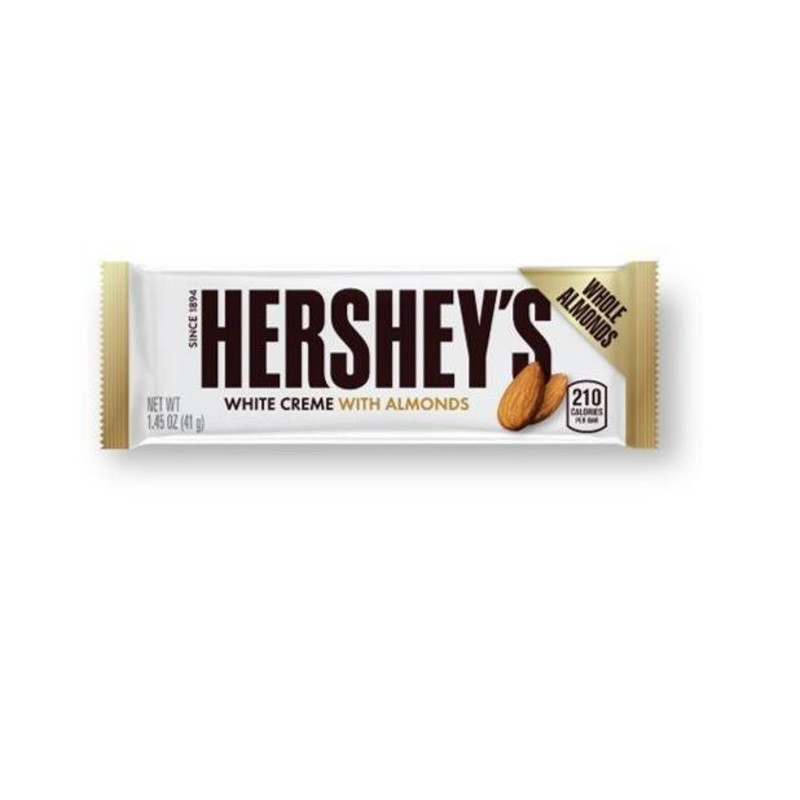 Hersheys White Creme with Almonds Bar