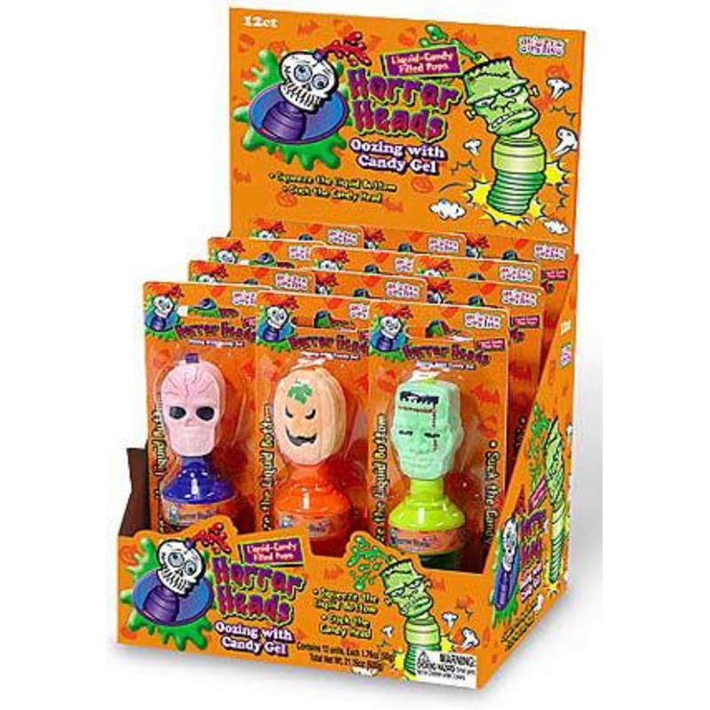 Horror Heads Gel Filled Candy