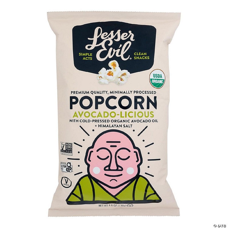 Lesser Evil – Popcorn Avocado-licious – Case of 12-4.6 OZ