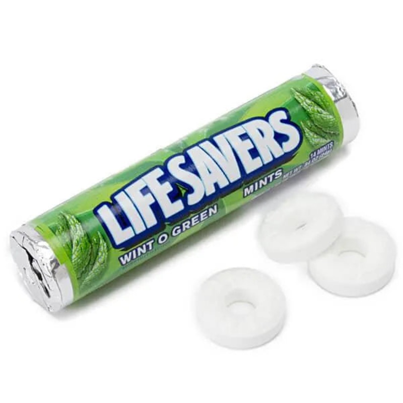 LifeSavers Mint Candy Rolls – Wint-O-Green: 20-Piece Pack