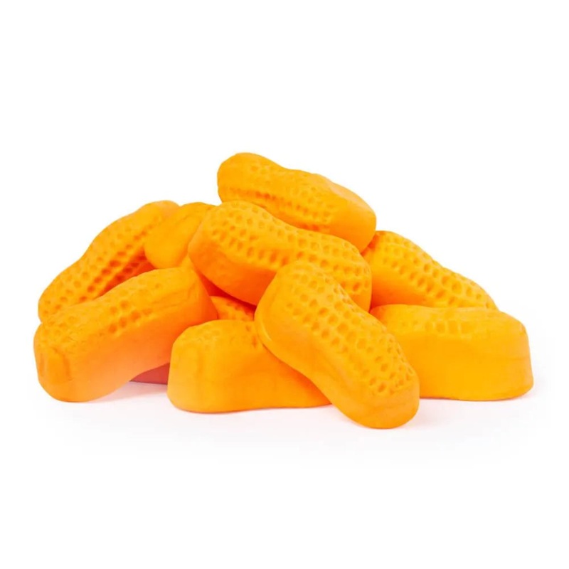 Melster Candies Marshmallow Circus Peanuts: 20LB Case