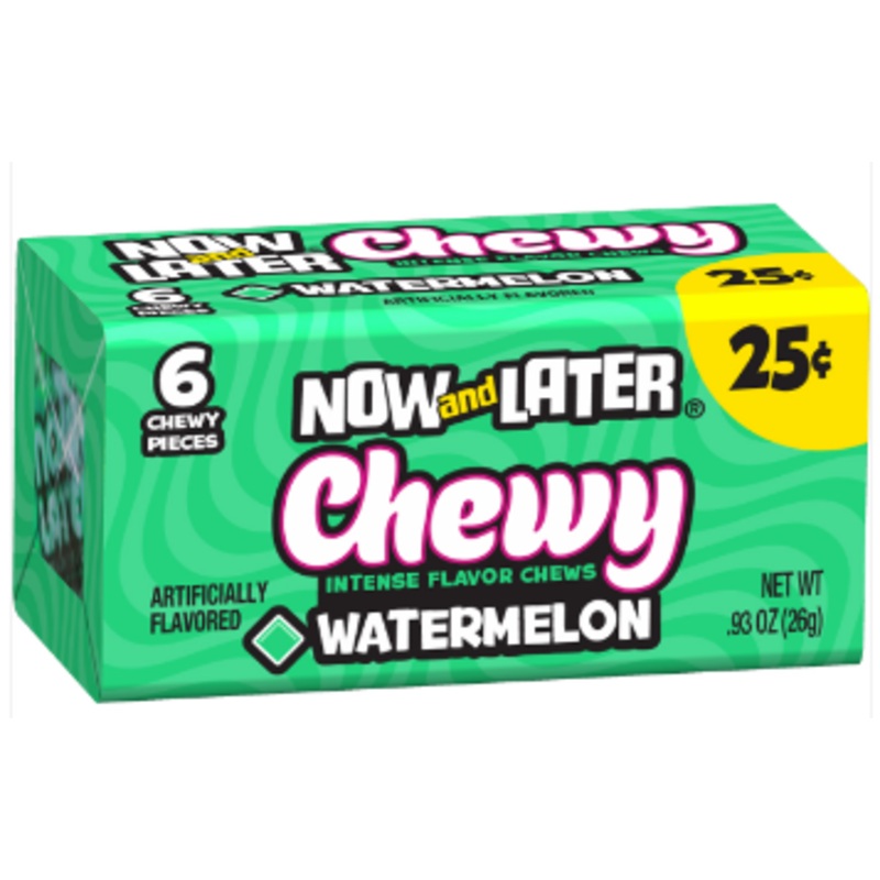 Now and Later Chewy Watermelon 24 Ct