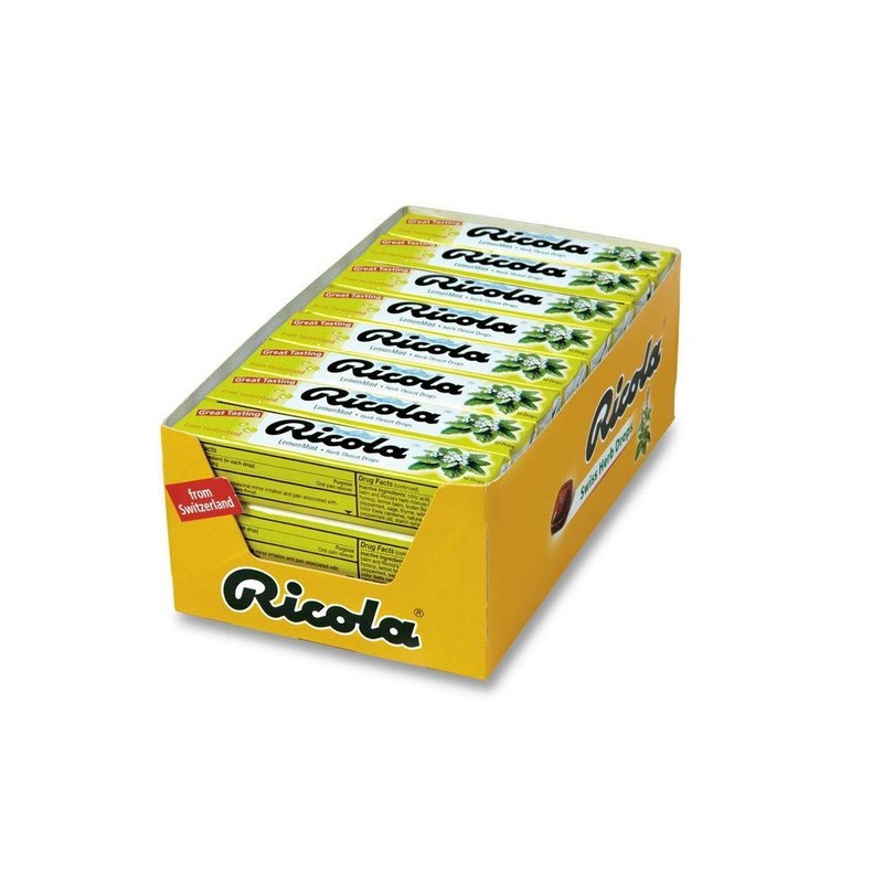 Ricola Lemon Mint Cough Throat Sticks