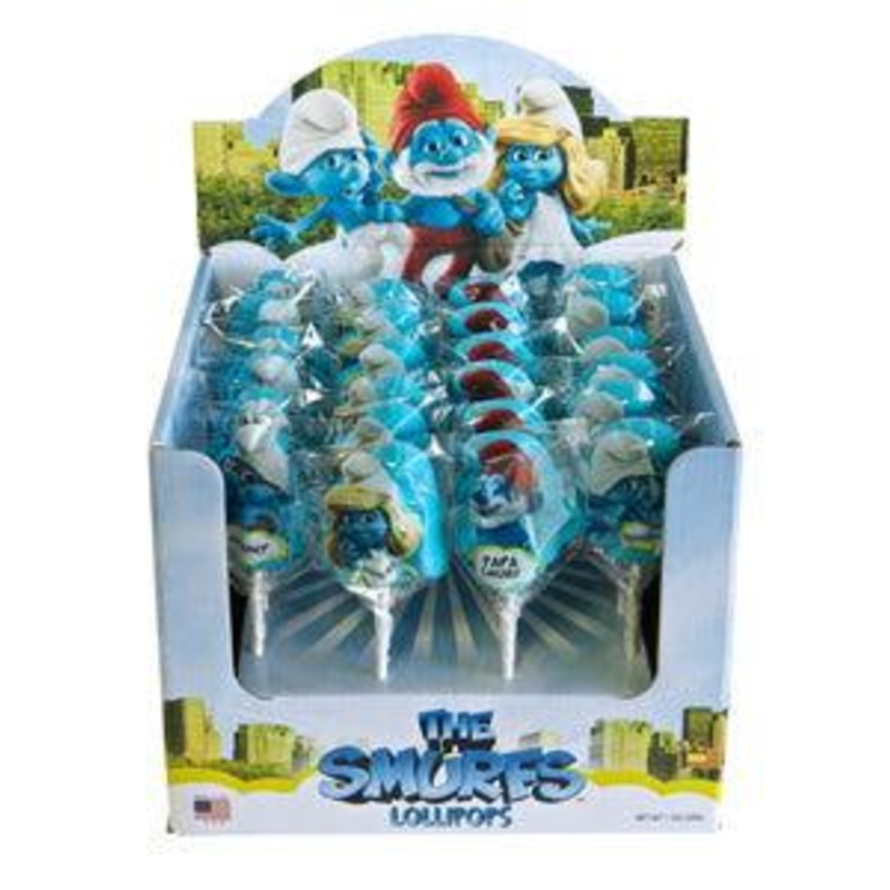 Smurf Lollipops