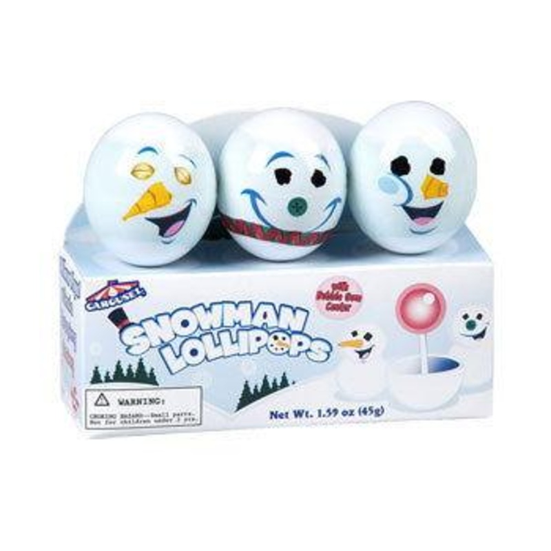 Snowman Lollipops