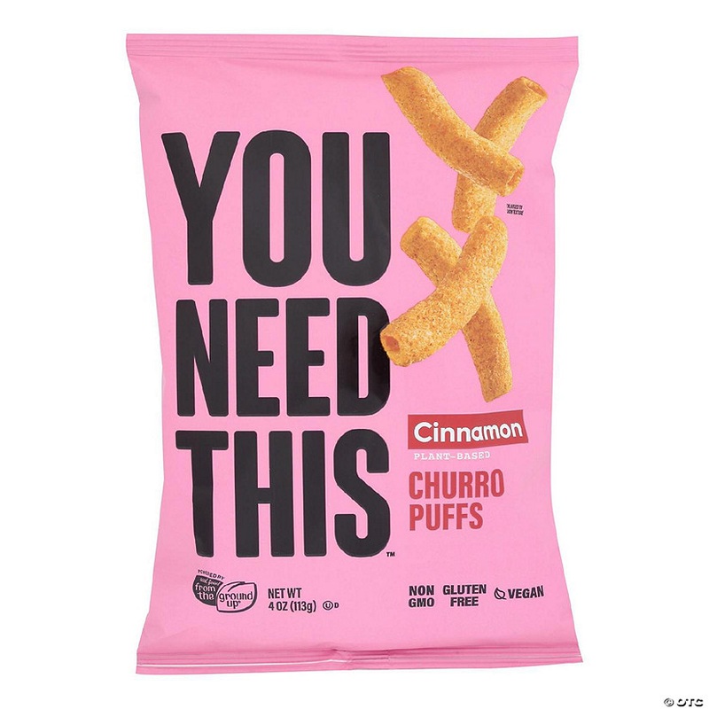 You Need This – Churro Puffs Cinnamon – Case of 12-4 OZ
