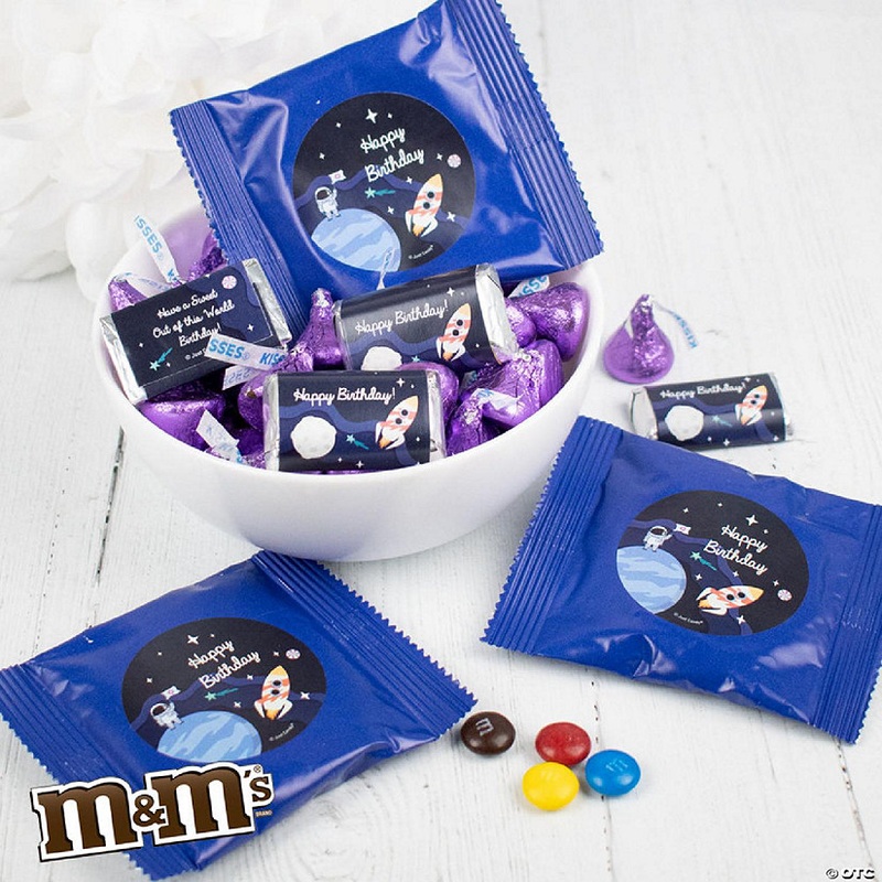 113 Pcs Galaxy Space Kids Birthday Candy Piata Chocolate Party Mix (2 lb)