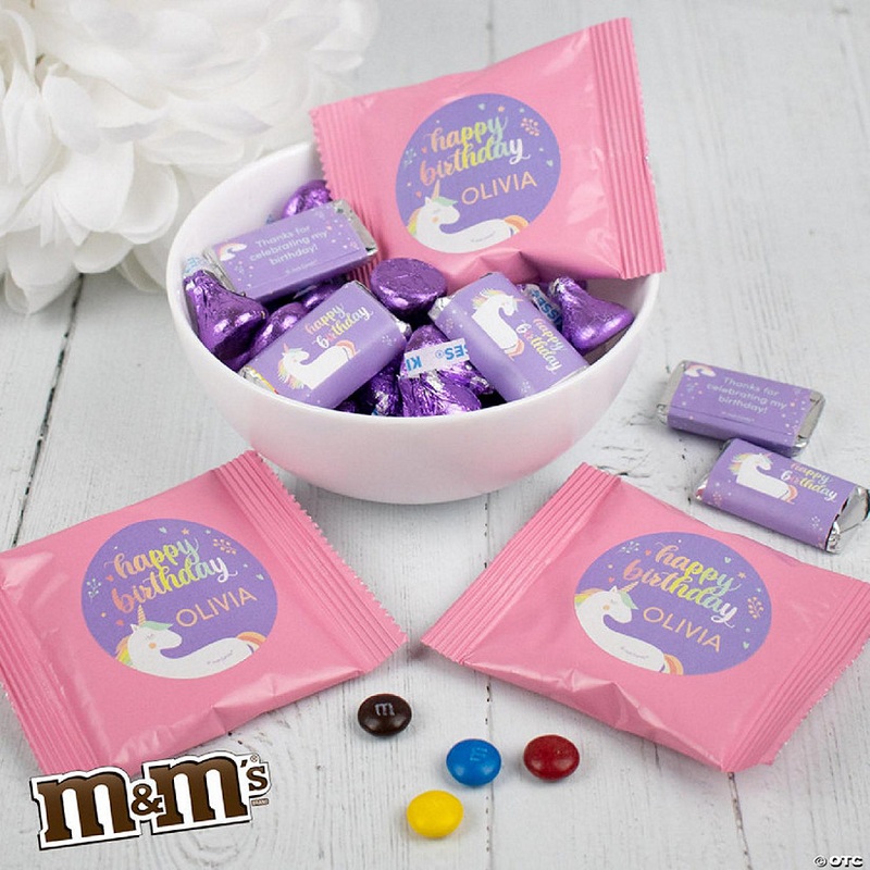 113 Pcs Unicorn Kids Birthday Candy Pinata Chocolate Party Mix (2 lb)
