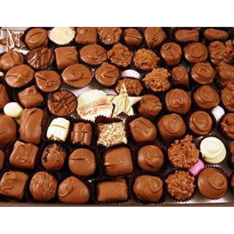 Assorted Chocolate Fruit and Nut Five Pound Assortment