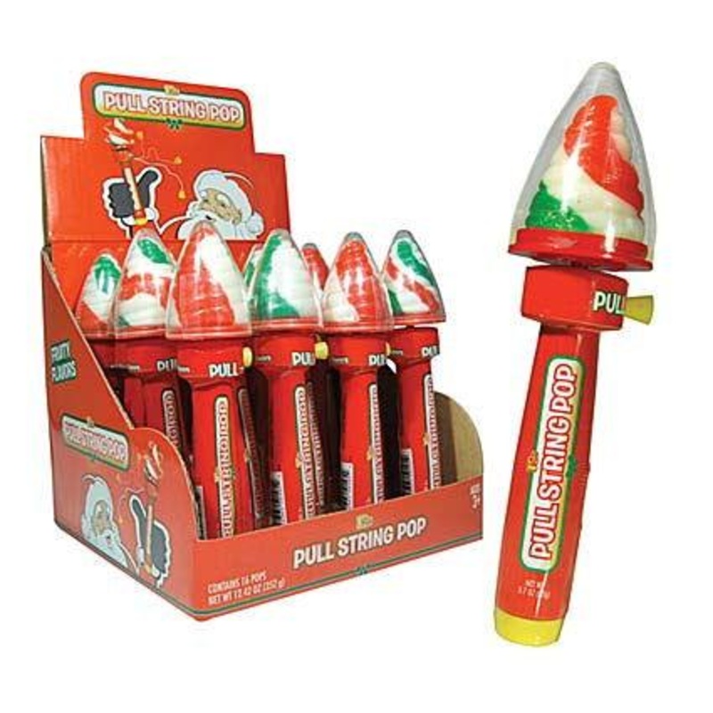 Christmas Pull String Lollipop
