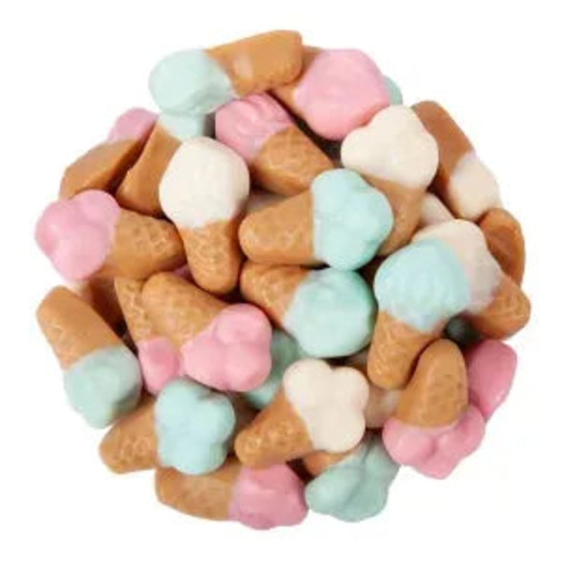 Gummy Ice Cream Cones: 5LB Bag