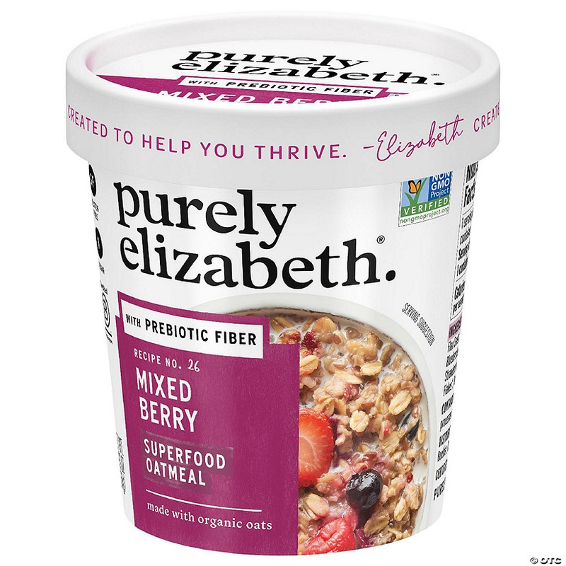 Purely Elizabeth – Oatmeal Cup Mixed Berry 1.76 oz (Pack of 12)