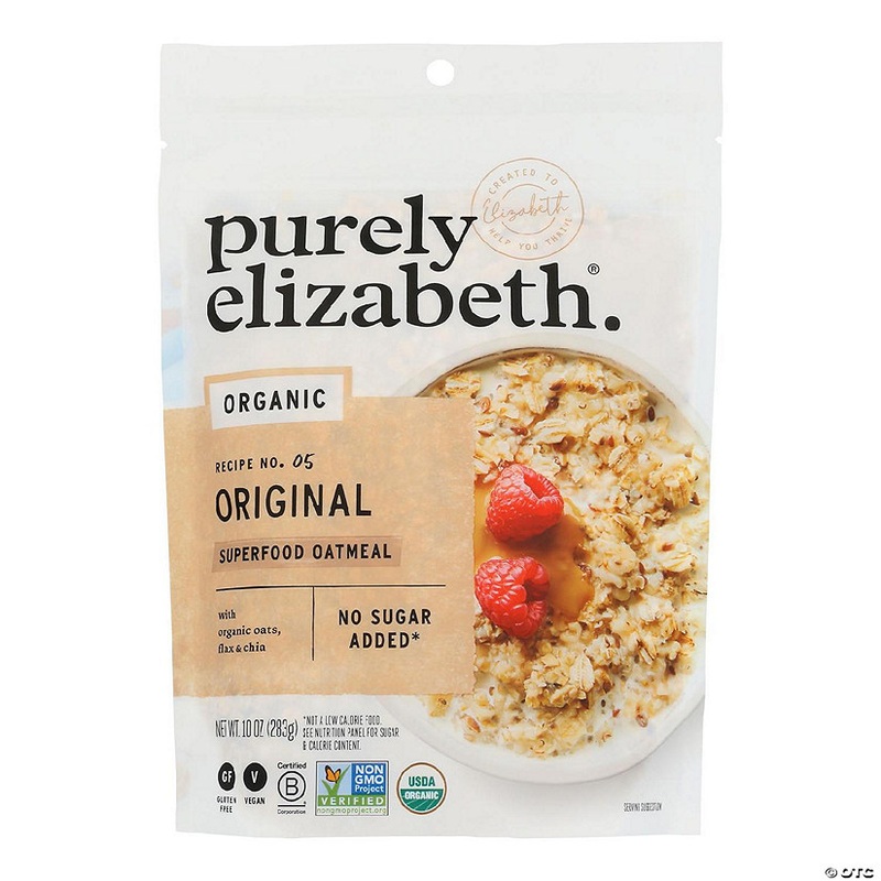Purely Elizabeth Oatmeal – Organic – Ancient Grain – Original – 10 oz – case of 6