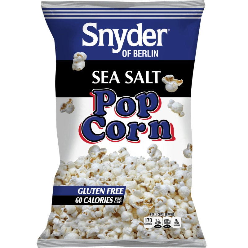 Snyder of Berlin Sea Salt Popcorn 8 oz. Bag