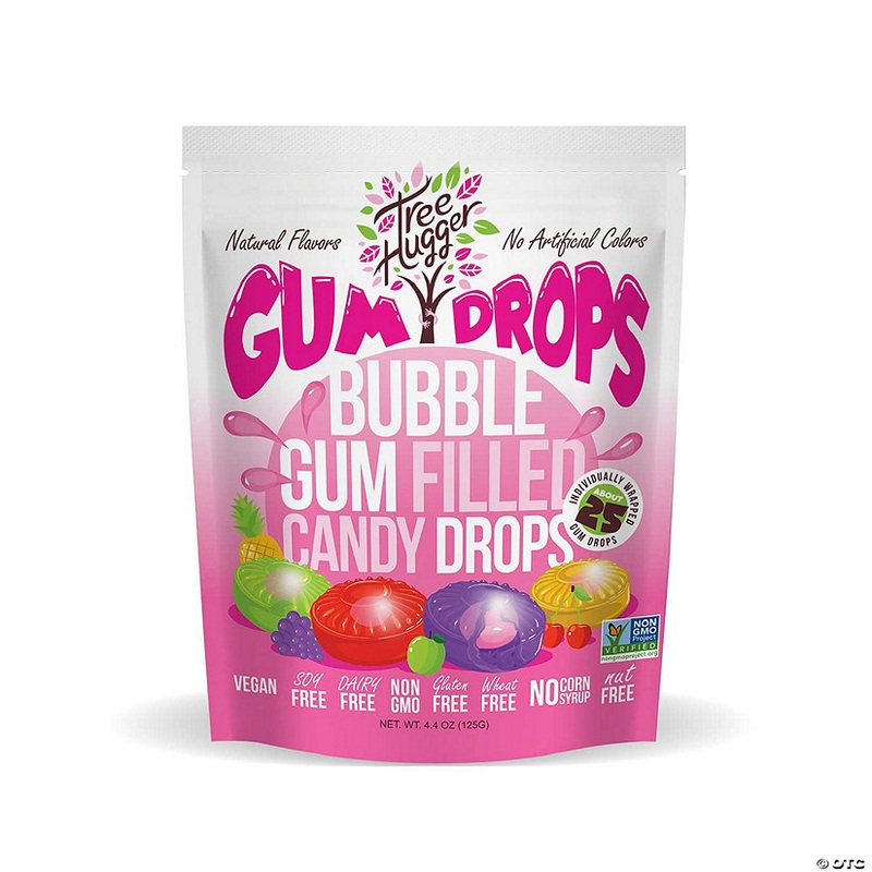 Tree Hugger Candy Drops Bubblegum 4.4oz Pack of 12