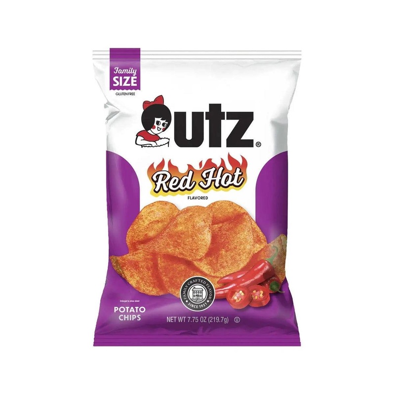 Utz Red Hot Potato Chips Bags