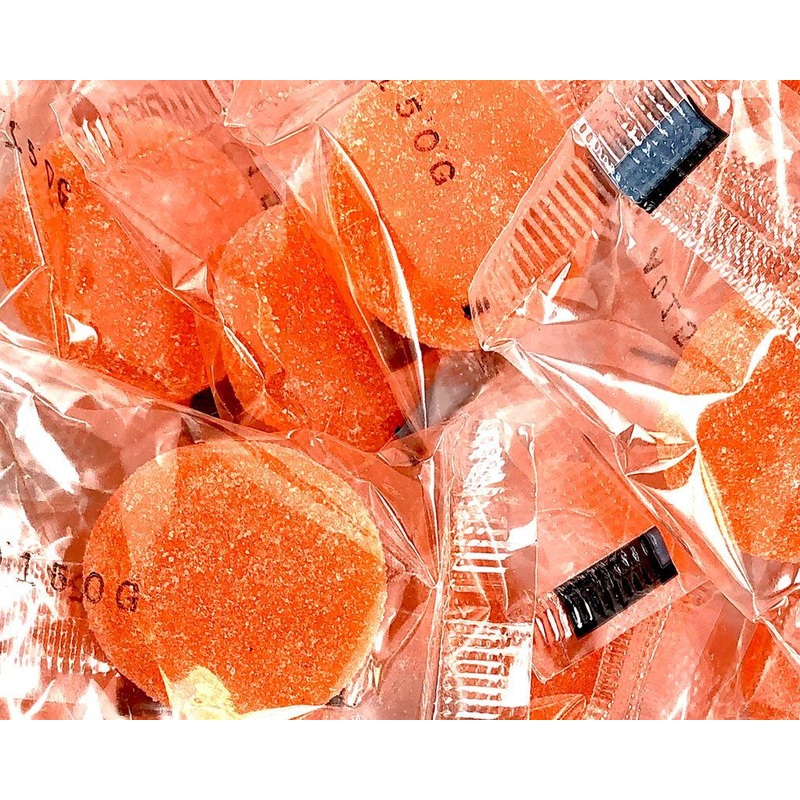 Wrapped Orange Jellies Bulk