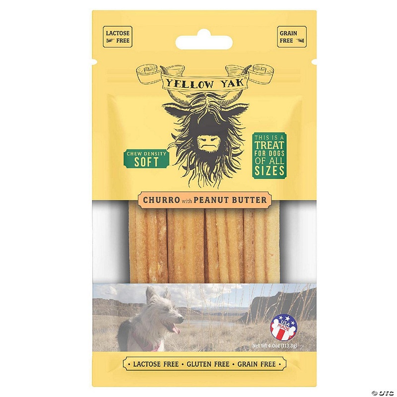 Yellow Yak – Churo Peanut Butter Soft Denst Chw – Case of 6-4 OZ