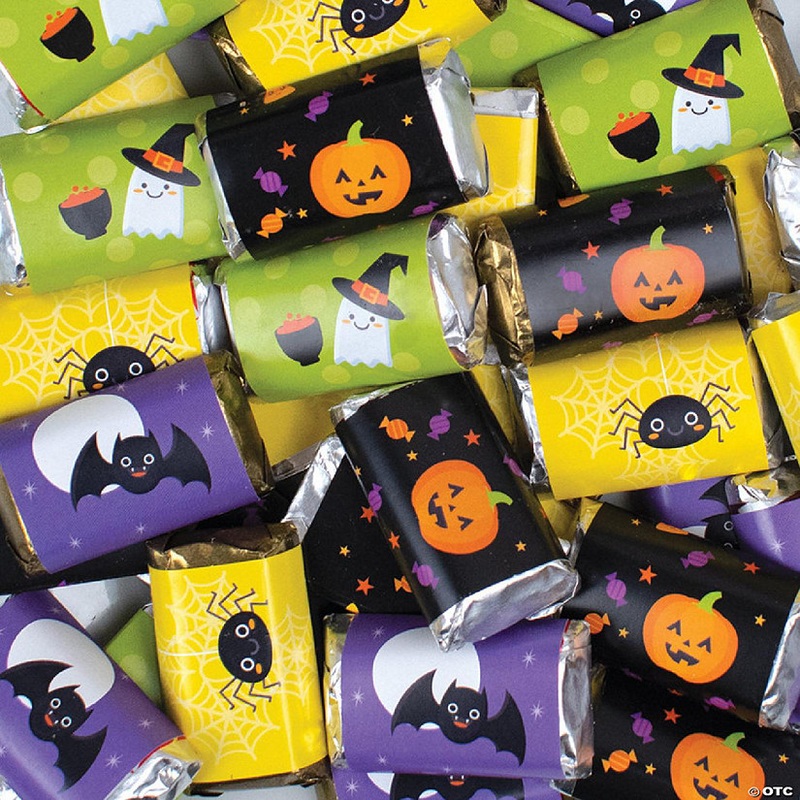 114 Pcs Halloween Candy Party Favors Hershey’s Miniatures Chocolate – Cute Mix