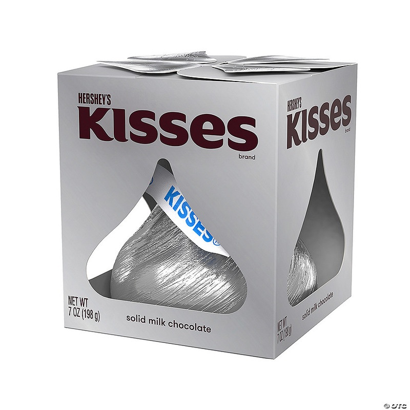 7 oz. Giant Hersheys Kisses Solid Milk Chocolate Candy