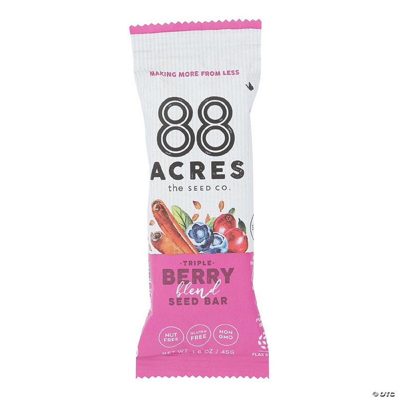 88 Acres – Bars – Triple Berry – Case of 9 – 1.6 oz.