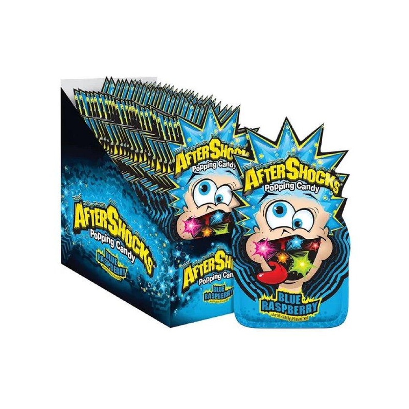 After Shocks Popping Candy Blue Raspberry