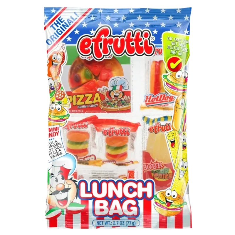 Efrutti Gummi Lunch Peg Bag: 12-Piece Case