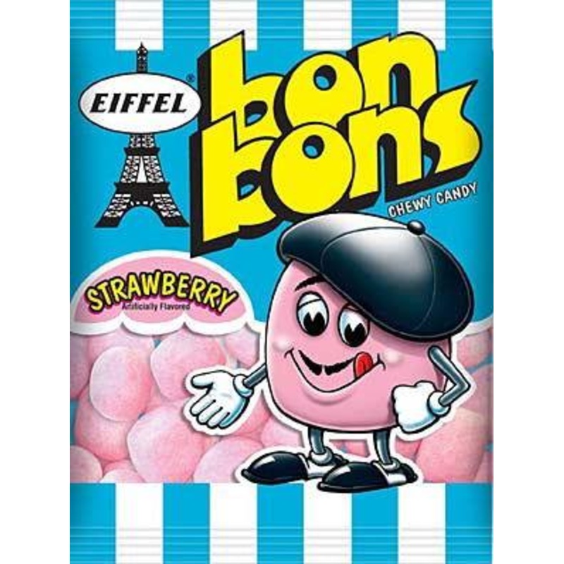 Eiffel Bon Bons – Strawberry Chewy Candy