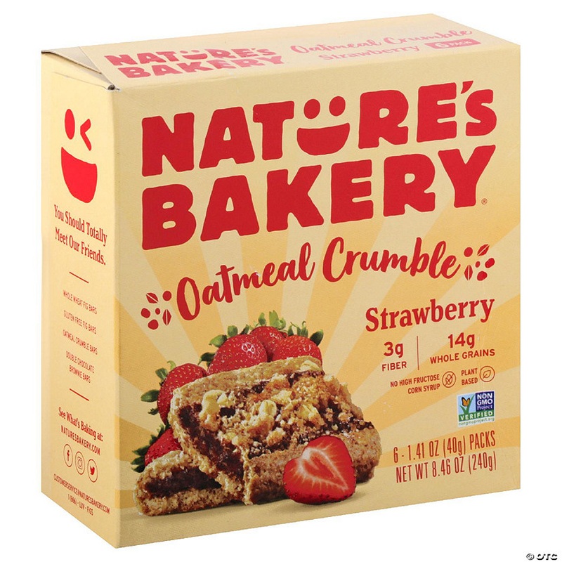 Nature’s Bakery – Oatmeal Crumble Strawberry 8.46 oz (Pack of 6)