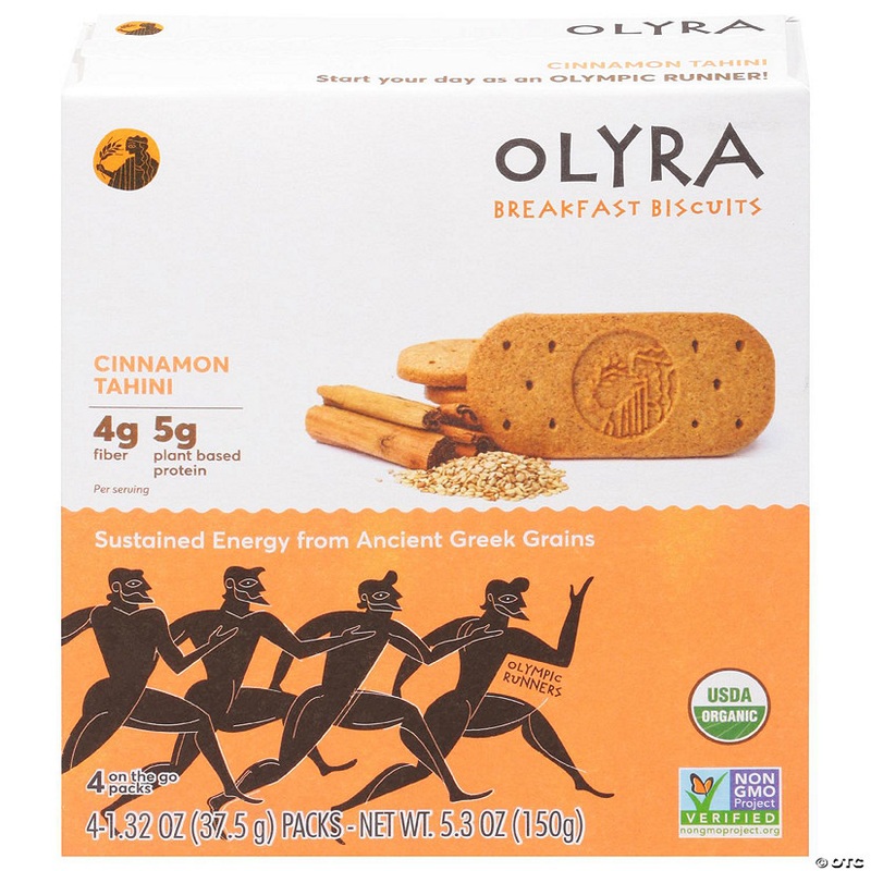 Olyra Biscuit Breakfast Cinnamon Tahini 5.3 oz (Pack of 6)
