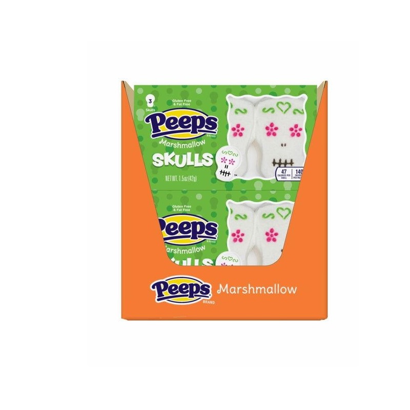 Peeps Marshmallow Skulls 1.5oz. 3 Pack
