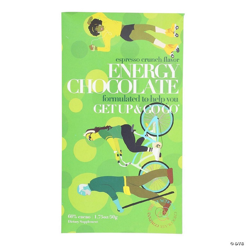 The Functional Chocolate Co – Chocolate Bar Energy – Case of 12-1.75 OZ