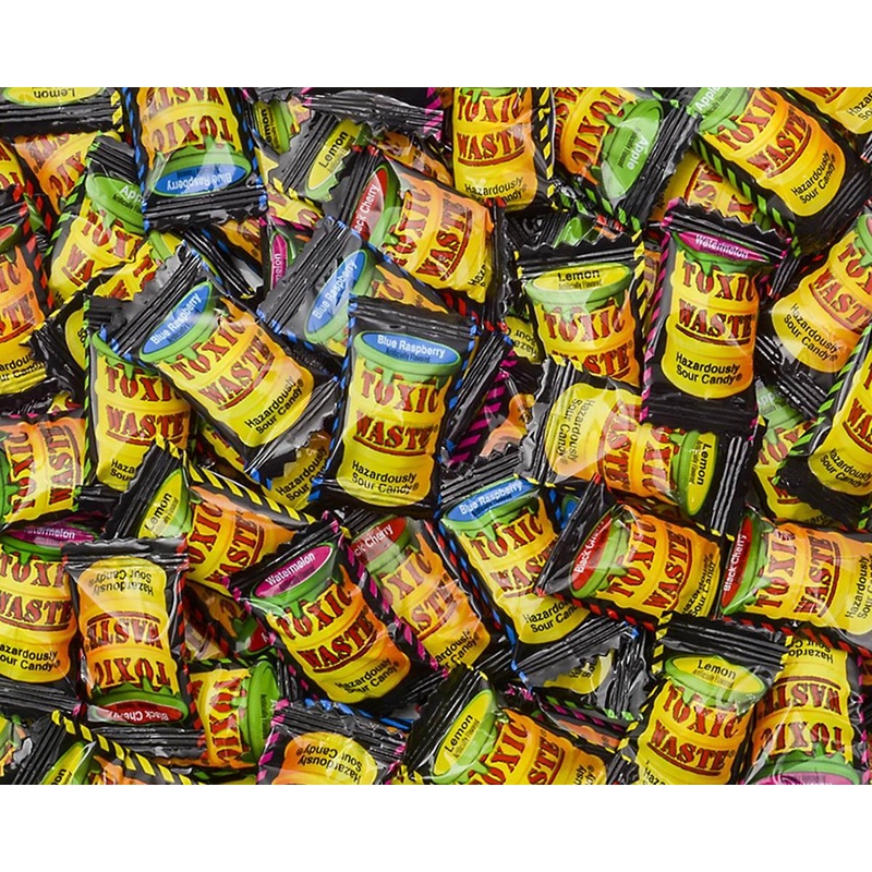 Toxic Waste Assorted Wrapped Sour Bulk Candy