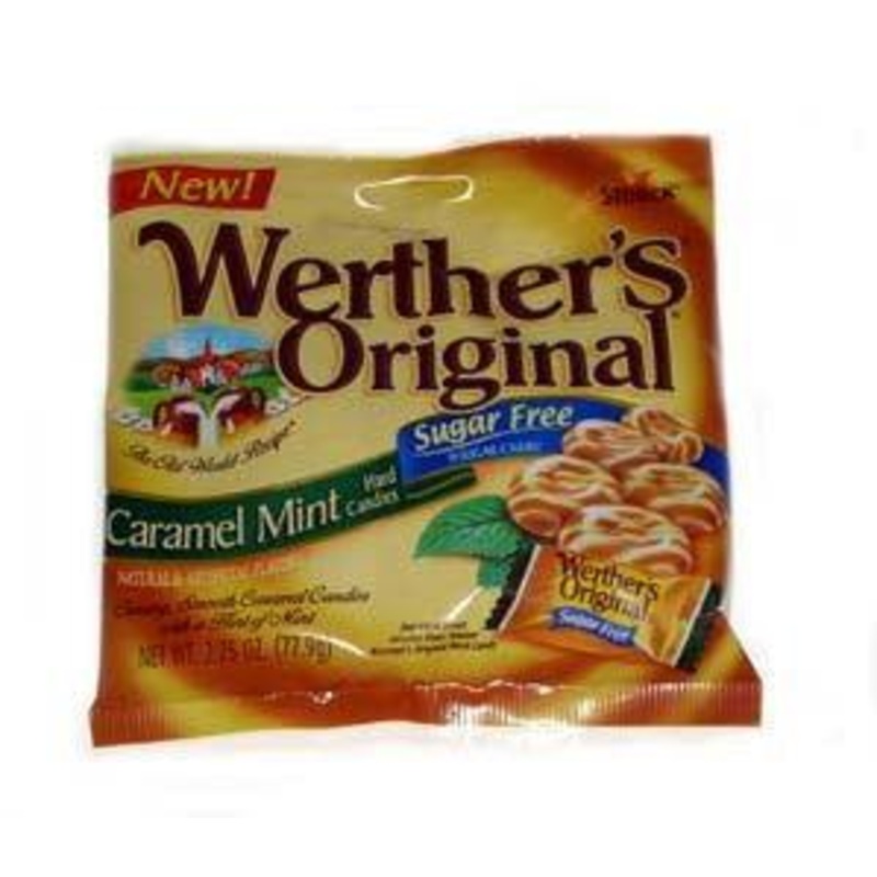 Werthers Caramel Mint Sugarfree Bags