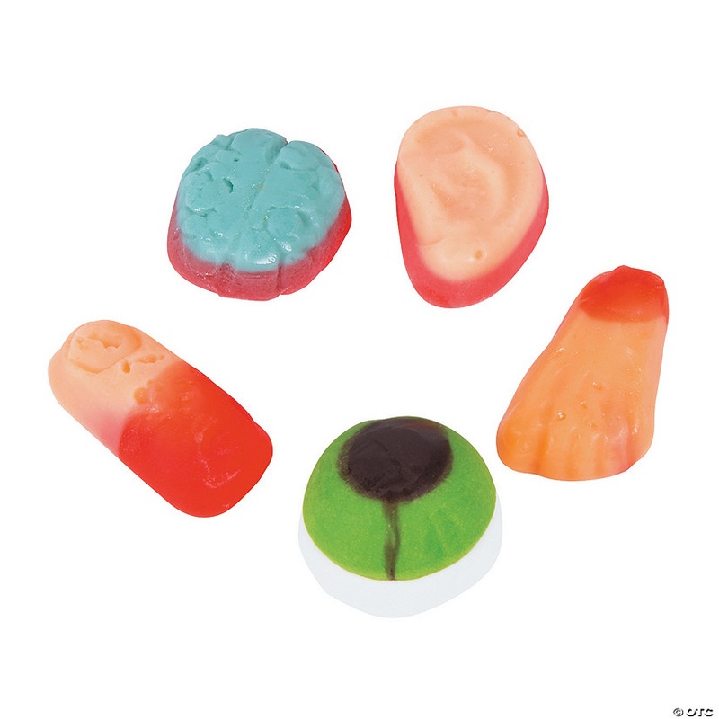 14.5 oz. Body Part-Shaped Fruit Gummy Candy – 50 Pc.