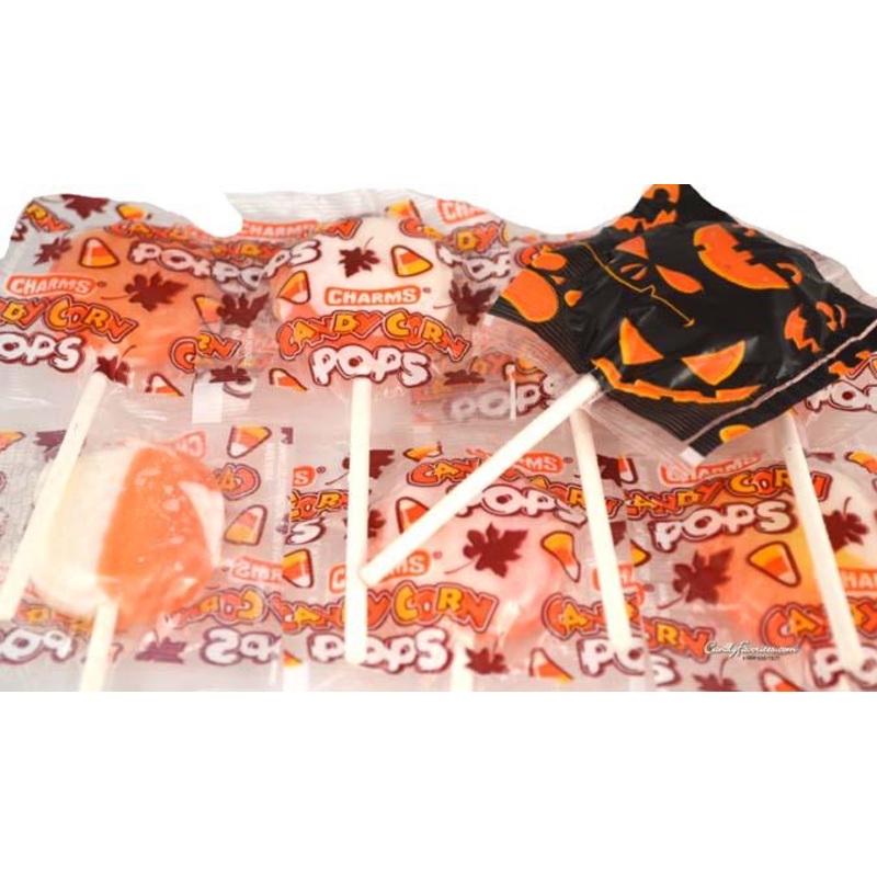 Charms Candy Corn Lollipops