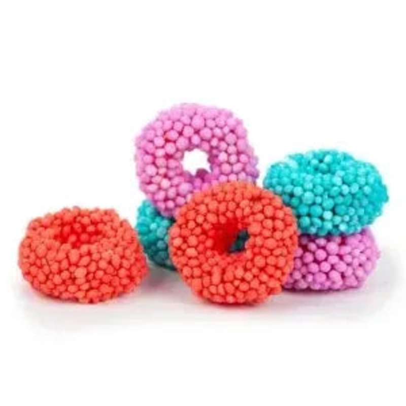 Cosmic Candy Coated Mini Gummy Rings: 5LB Bag