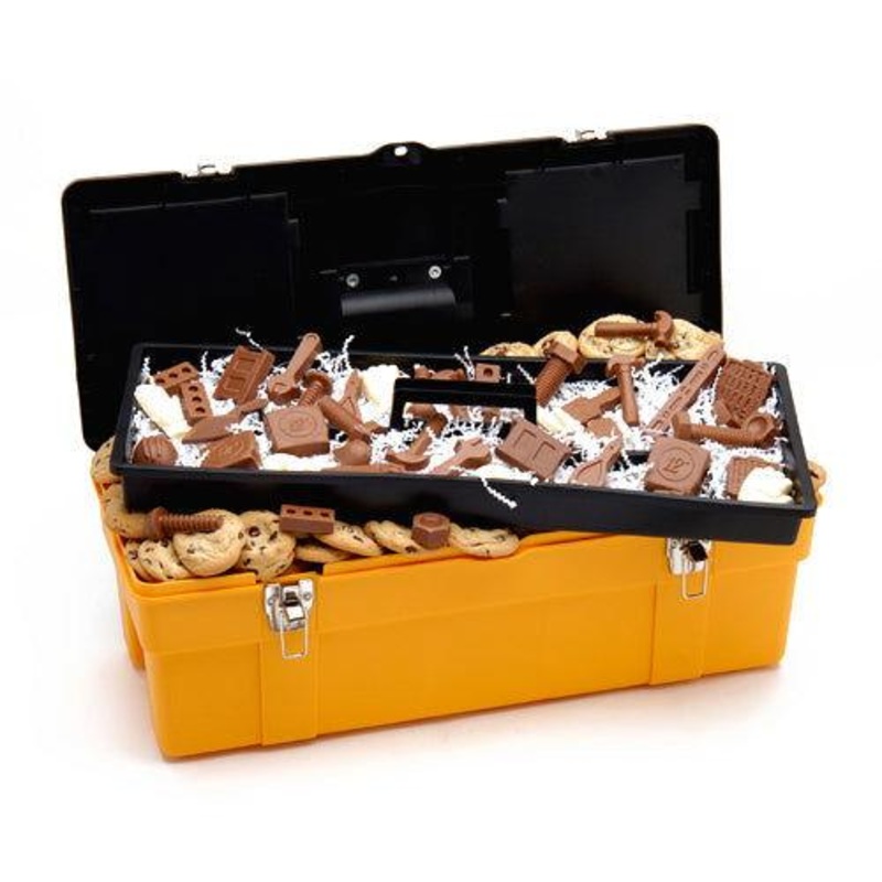 Giant Mega Chocolate and Cookie Filled Toolbox