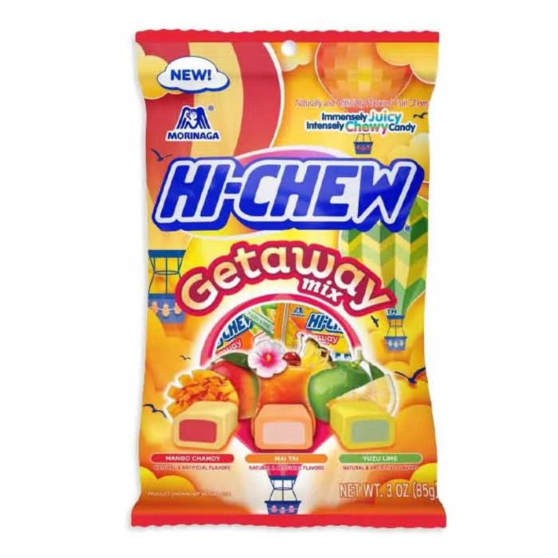 Hi-Chew Fruit Chews Candy Packs – Getaway Mix: 6-Piece Case