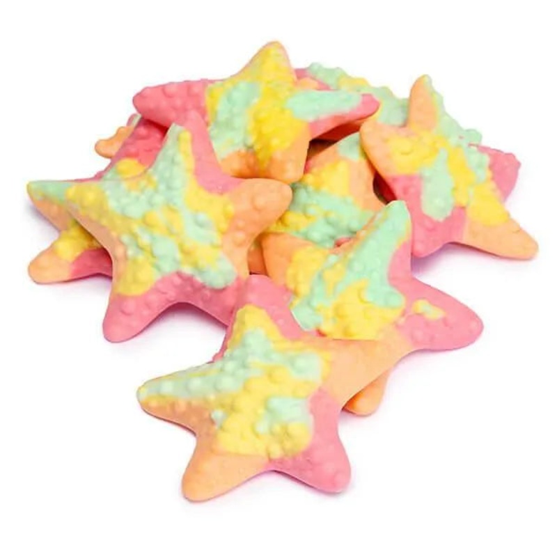 Jumbo Gummy Tropical Starfish Candy: 13LB Case