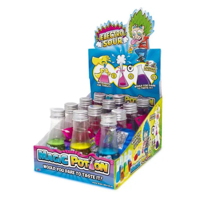 Magic Potion Color Changing Sour Liquid Candy: 12-Piece Box