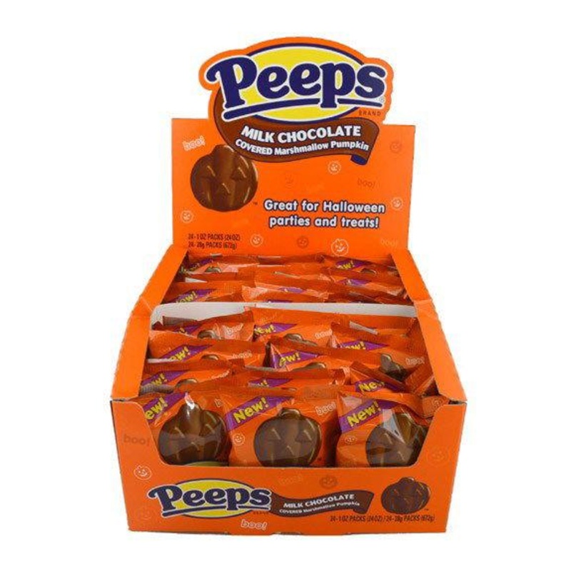 Milk Chocolate Covered Marshmallow Pumpkin Peeps