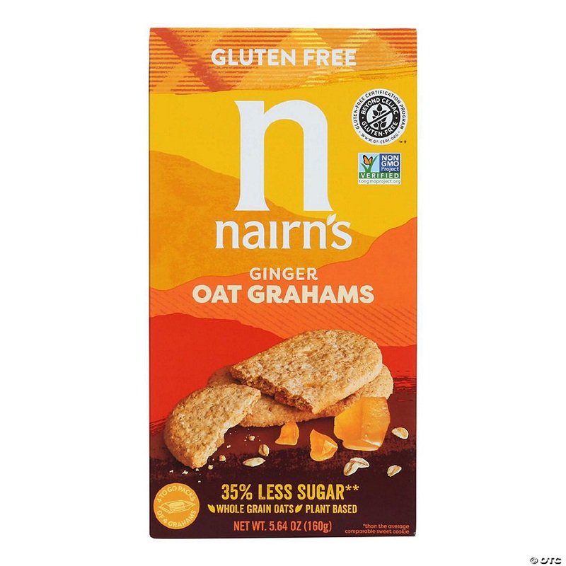 Nairn’s – Cookie Gluten Free Ginger Oat Graham – Case of 6-5.64 OZ