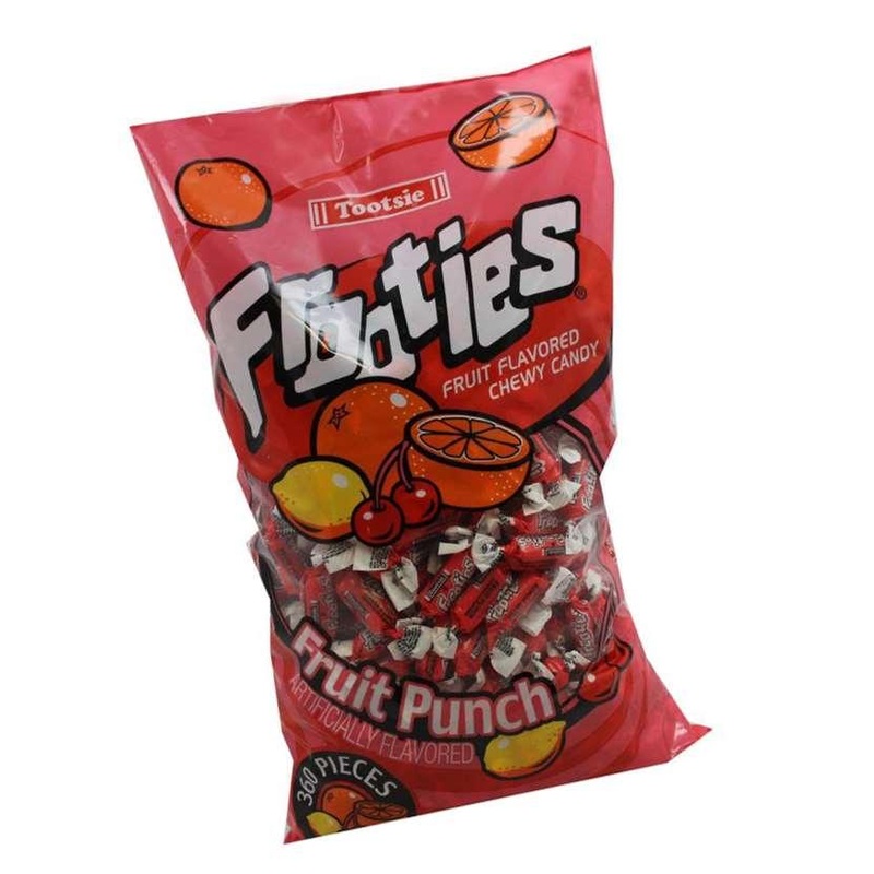 Tootsie Frooties Fruit Punch Flavored Chewy Candy