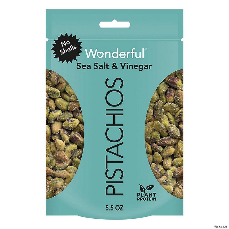 Wonderful Pistachios Pistachios Salt Vinegar 5.5 oz (Pack of 10)