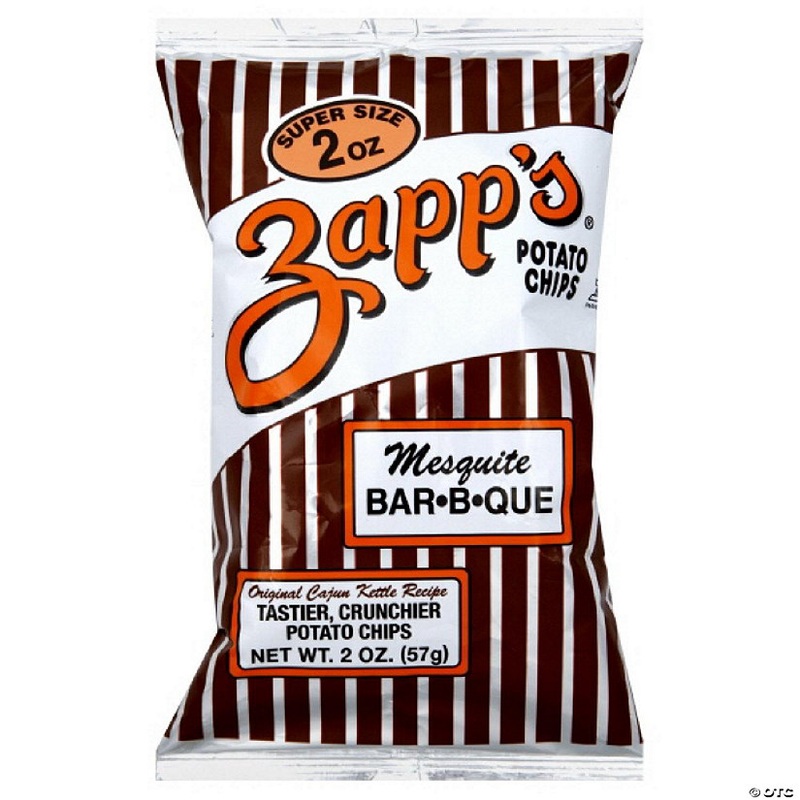 Zapps Potato Chips Chips – Mesquite BBQ 2 oz – Case of 25 – 2 oz